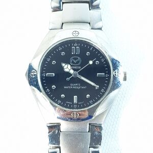 Mazda Watch Ladies Small Branded Mazda Stainless Steel, New Battery